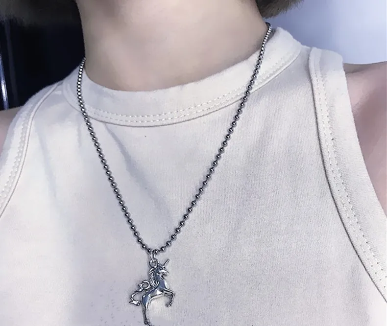 Новое модернизированное ожерелье с подвеской из нержавеющей стали крест Луна