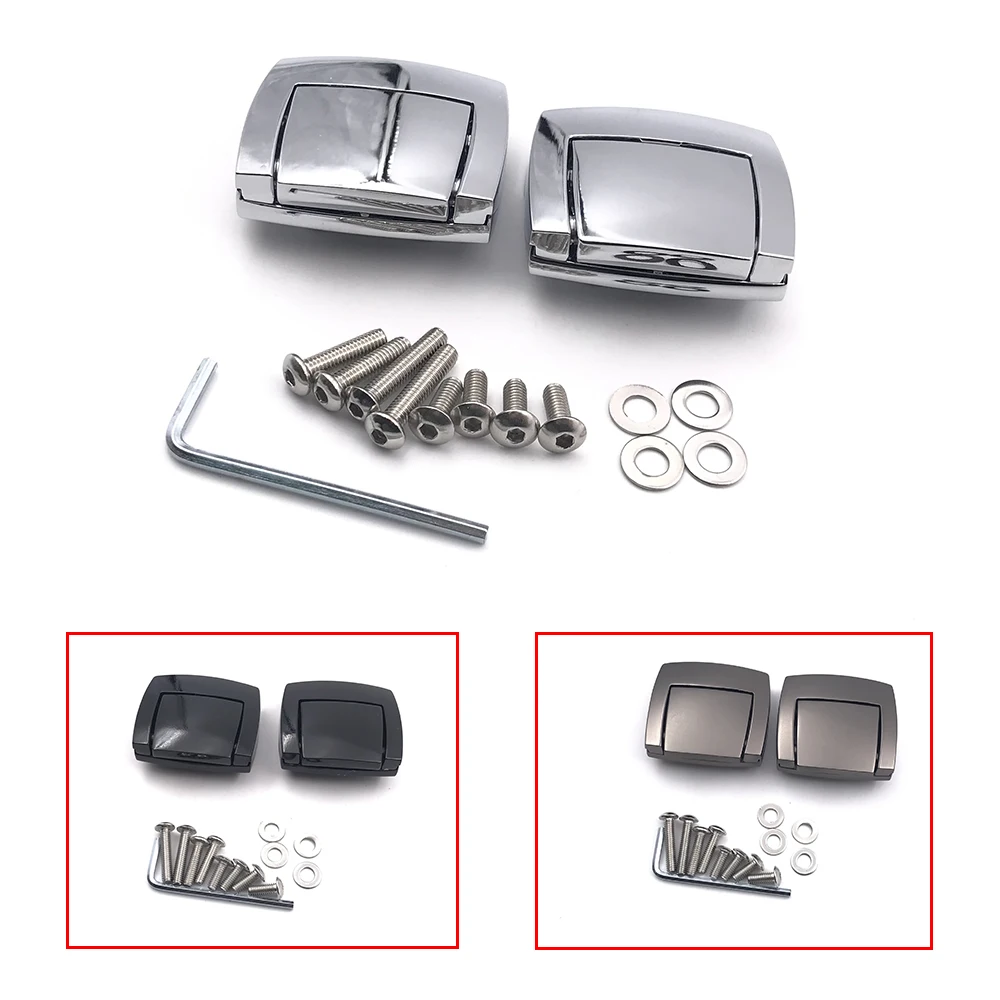 For Harley Tour Pak Touring Road Electra Glide Ultra FLHX FLTR 1980-2013 Motorcycle Razor King Trunk Latches