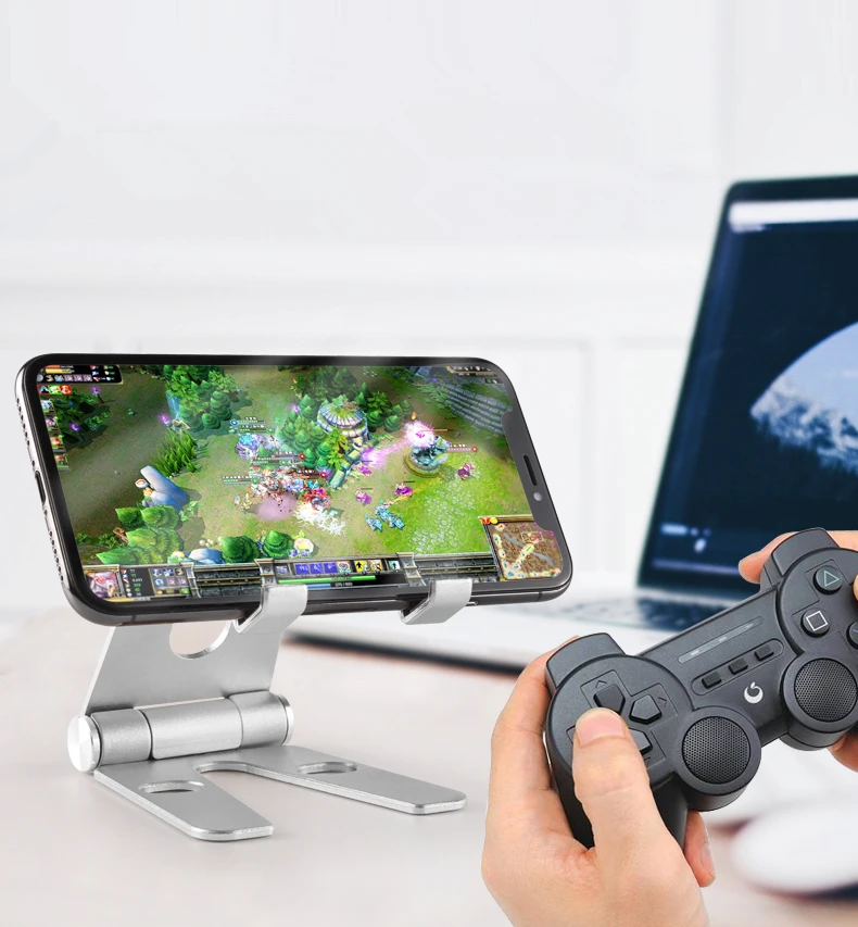 Алюминиевая Подставка для планшета Регулируемая подставка мобильного телефона