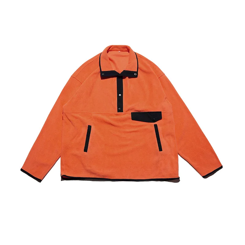 Мужская весенняя и осенняя Новинка повседневный однотонный пуловер толстовка с