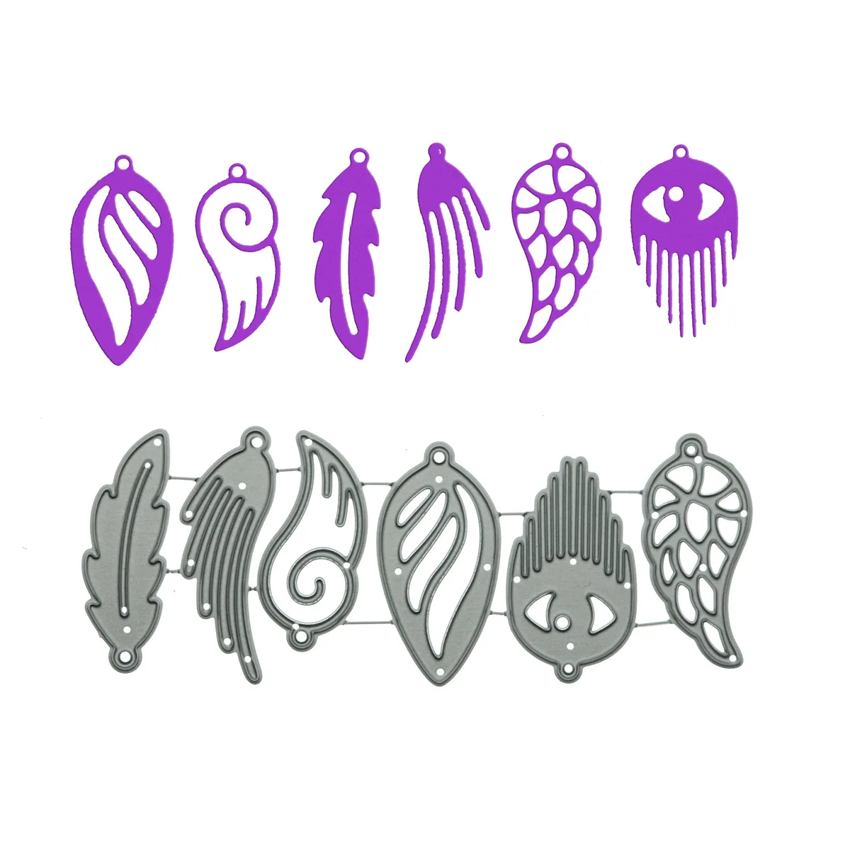 Металлические вырубные штампы в форме пера ручная работа альбом для