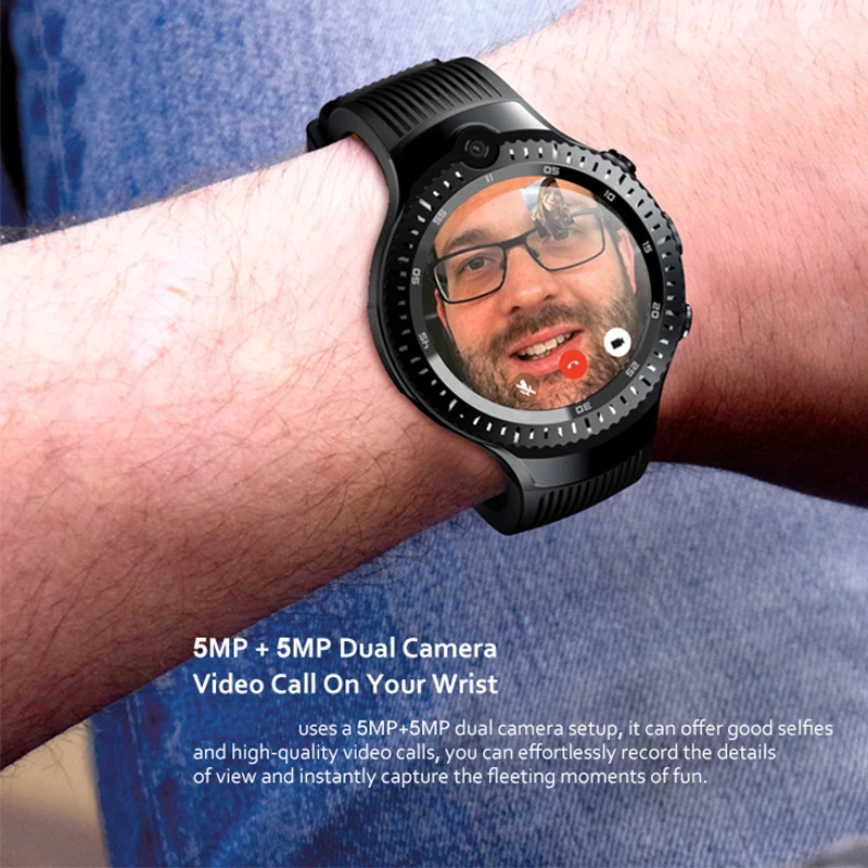 Смарт-часы с GPS 4G телефон Android WIFI карты водонепроницаемый циферблат напоминание о