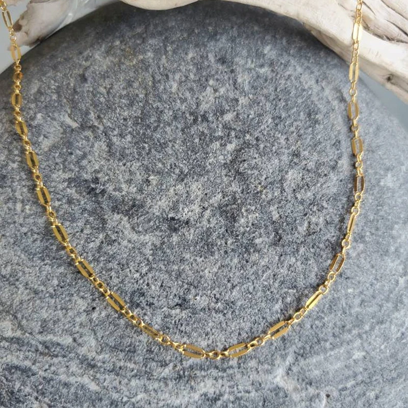 Ожерелье с подвеской в виде молоткового круга золотистый чокер ручной работы