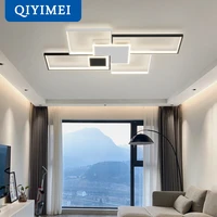 qiyimei living room chandelier modern hall lamp creative personality round square lamp household nordic bedroom indoor lighting