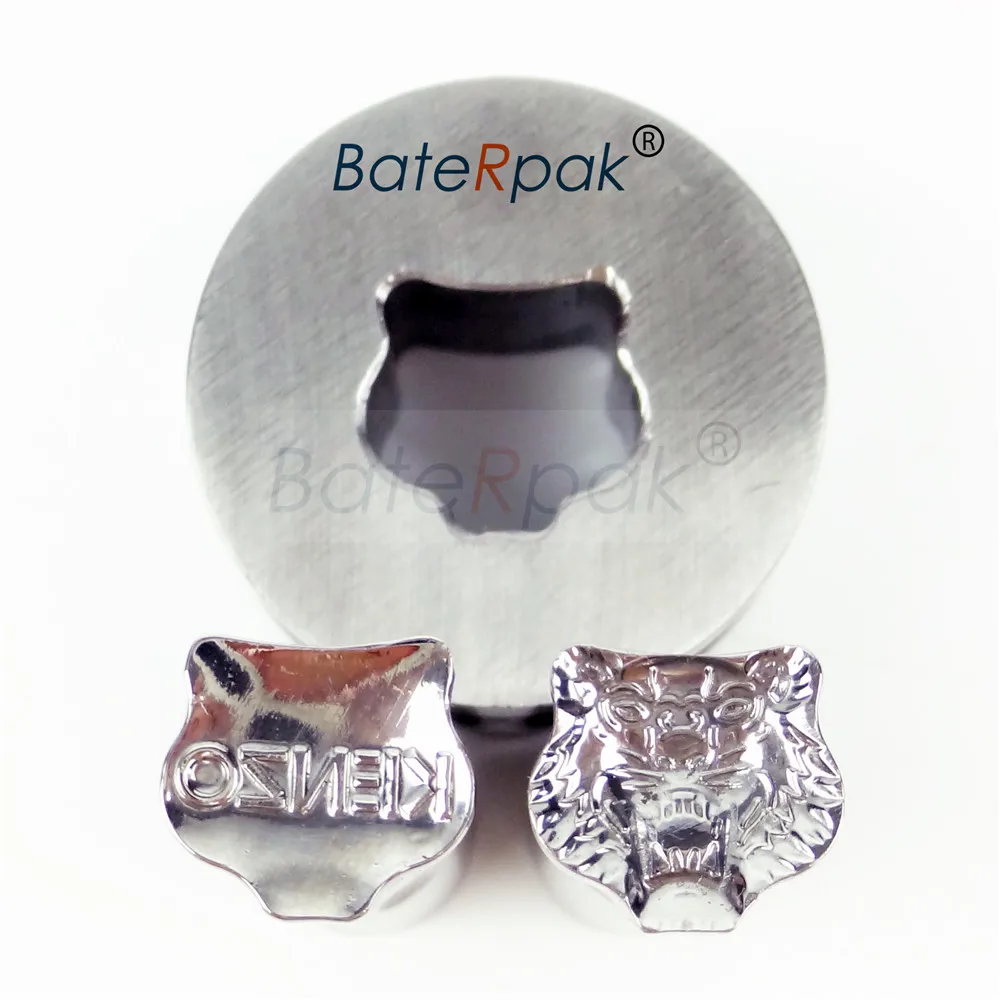 3D штамповочный пресс с головой тигра, штамповочный пресс для конфет BateRpak, штамповочный пресс для таблеток кальция 10,6*11,7 мм