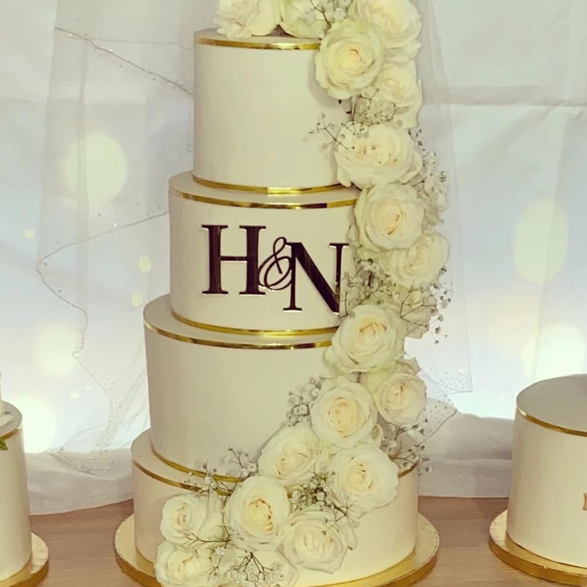 

Personalized Initials Wedding Cake Topper,Wedding anniversary cake topper,Custom surname initials wedding cake topper,engaged