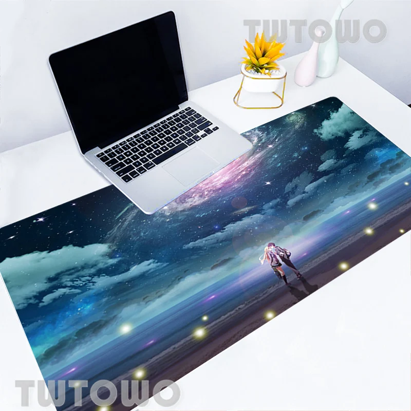 

Anime mouse pad Your Lie In April Large Gaming Mouse Pad Computer Mousepad Natural Rubber Gaming keyboard for computers mat