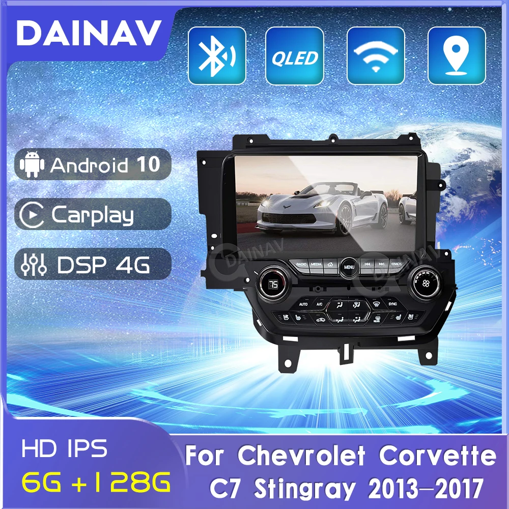 

Android 10 128GB Car audio autoradio For Chevrolet Corvette C7 Stingray 2013-2017 Stereo receiver radio tape recorder player