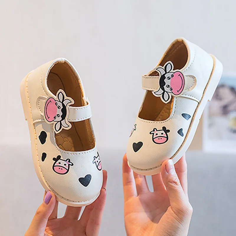 KINE панда Туфли к платью принцессы для девочек детская одежда малышей с