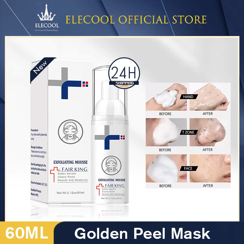 Facial Exfoliating Mousse Peeling Gel Face Scrub Deep Remove Cleaning All Skin Types Smooth Moisturizing Exfoliator Cream | Красота и
