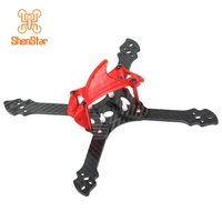 shenstar for owl215 carbon fiber crossing frame w 3d printed antenna mount camera stabilizer cover for diy fpv race drone
