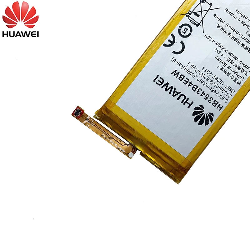 

100% Original Hua wei P7 HB3543B4EBW 2460Mah Battery Replacement li-battery For Huawei Ascend P7 L07 L09 L00 L10 L05 L11 Phone