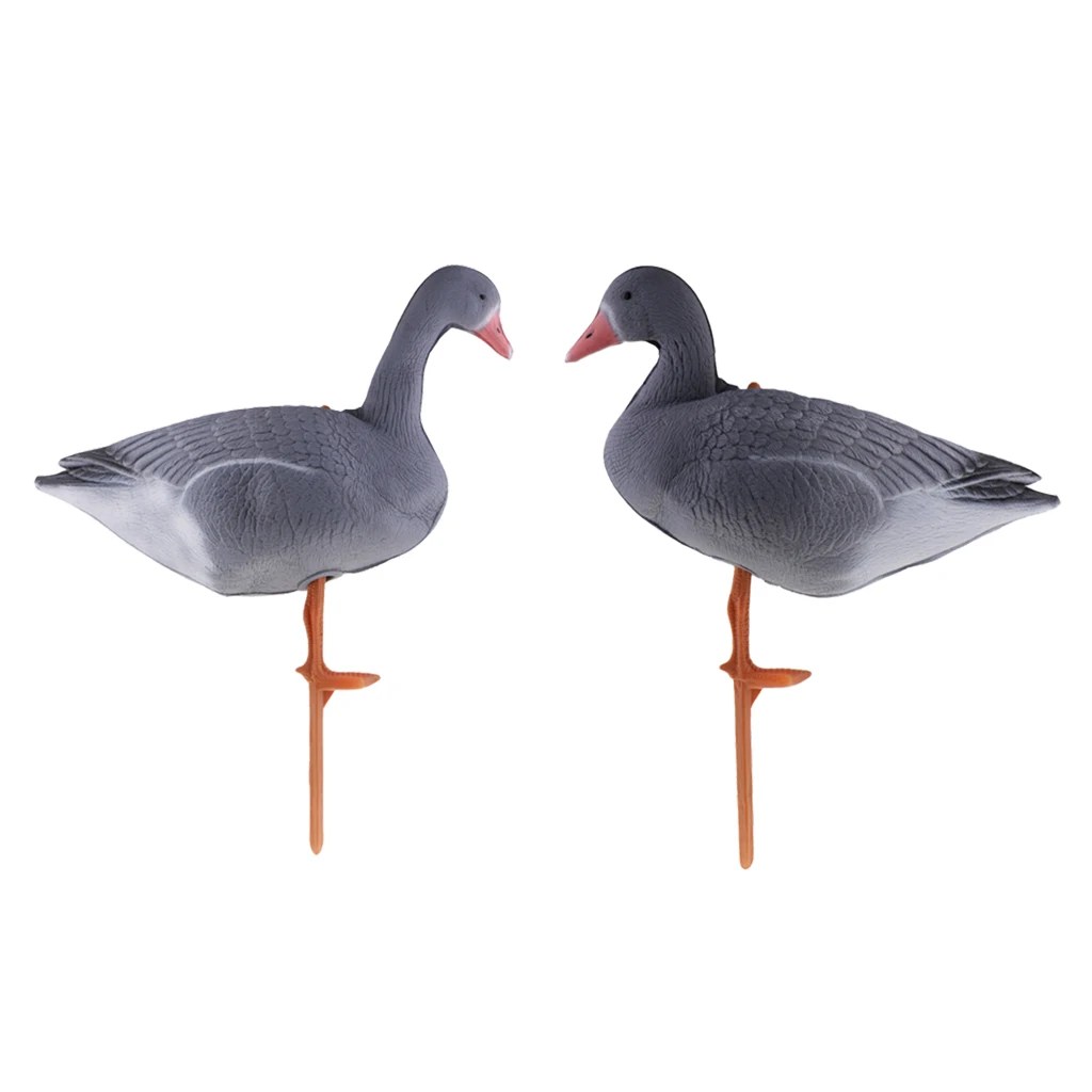2 шт./упак. 3D реалистичные русские гусиные охотничьи приманки типа-отдыха стоячие