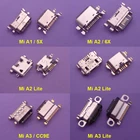 10 шт. для Xiaomi Mi A1 A2 lite A3 5X 6X CC9E Type-C коннектор для зарядного порта Штекерный разъем док-станция Micro Mini USB