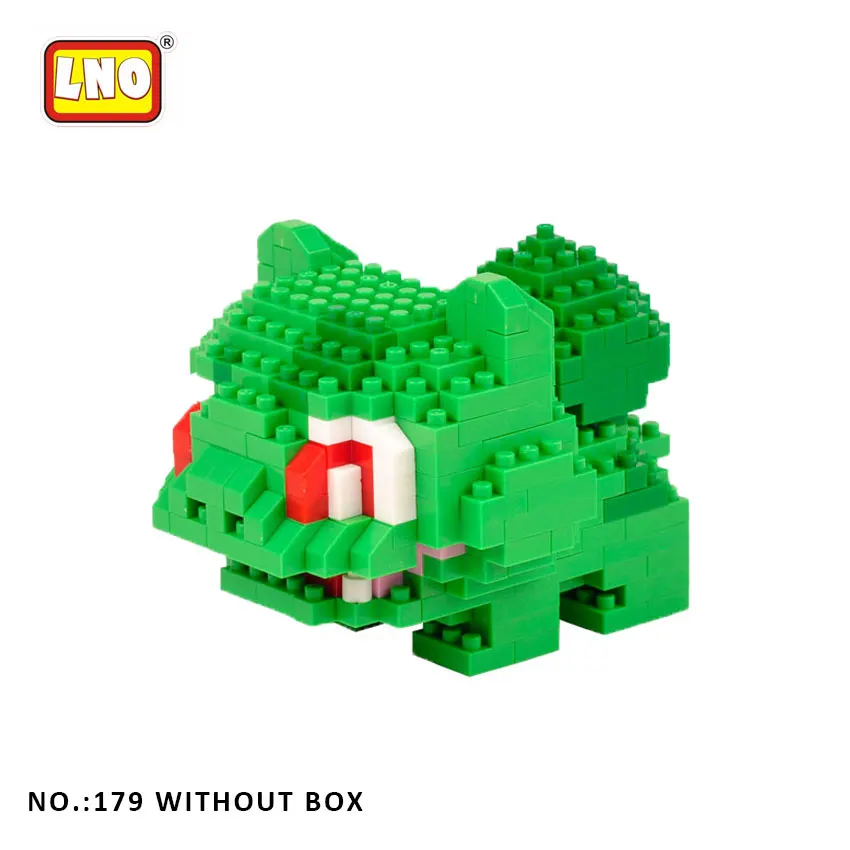 179 without box LNO строительные блоки, игрушки, аниме покебол, фигурки Пикачу, мини-блоки для детей и взрослых, строительные блоки, мини-карманные игрушки монстра для детей - Цвет: 179 without box