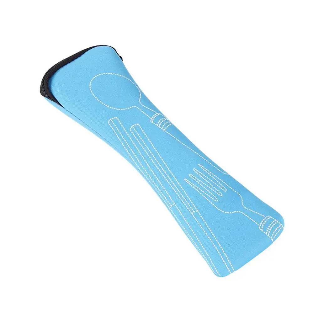 

20cm Tableware Bag Portable Zipper Nylon Dinnerware Bags Lightweight Fork Outdoor Knife Organizer Bag accessory Spoon Trave J8I4