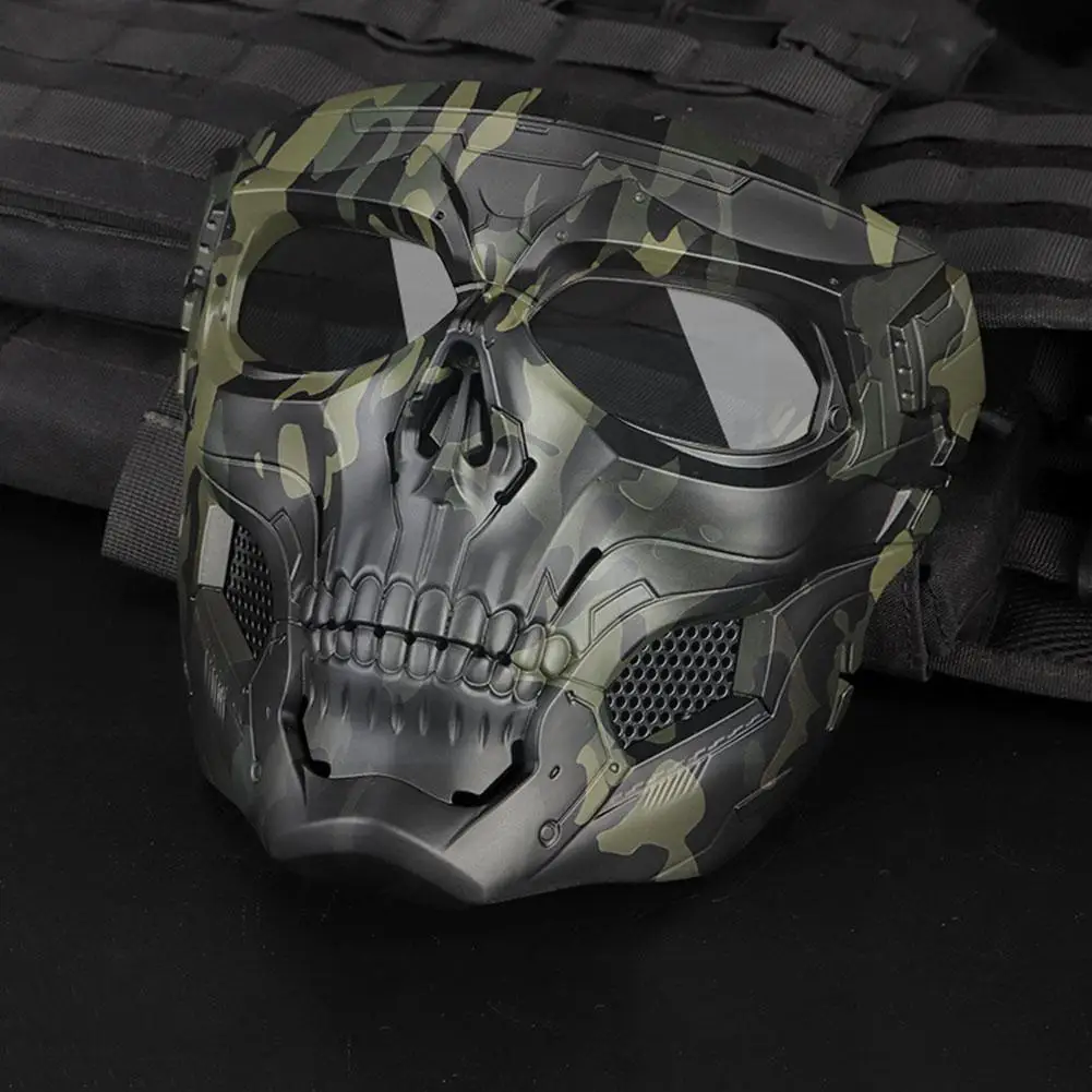 

Halloween Party Game Skull Tactical Equipment Fast Adapted Camouflage To A1q3
