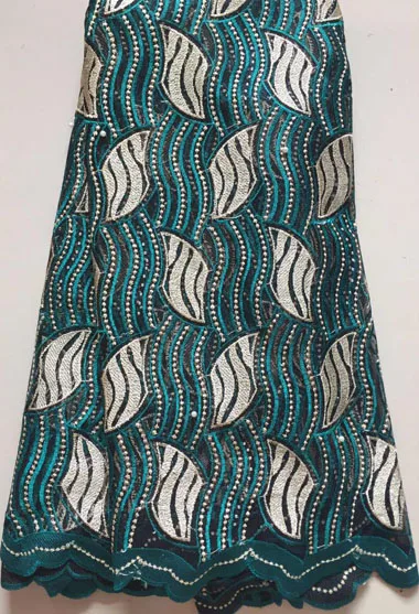 Французская кружевная ткань из бисера африканская 2020 Высококачественная