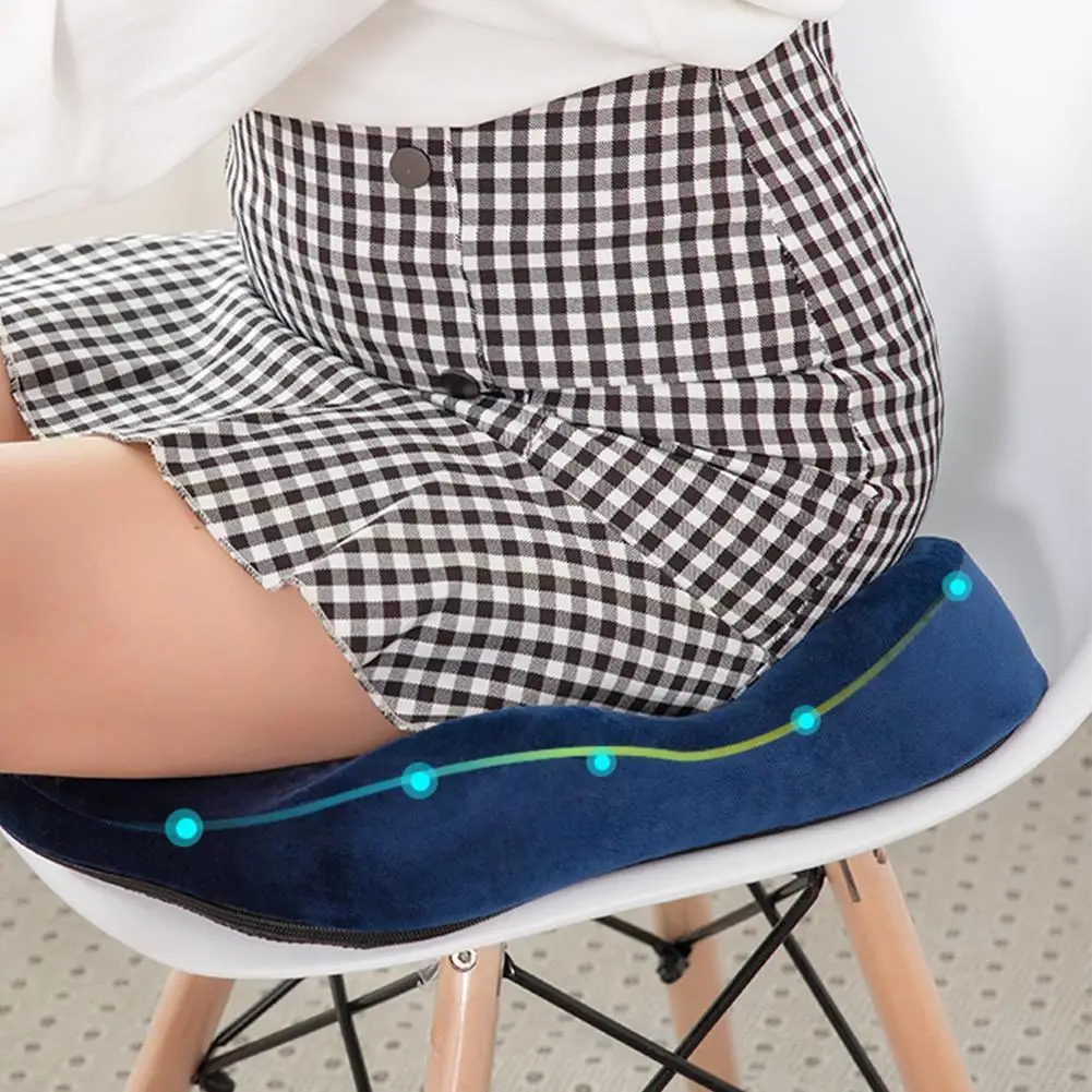 Ортопедическая подушка из пены с эффектом памяти для кресла офиса позвоночника