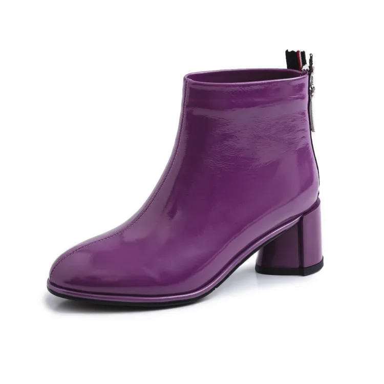 Новинка 2019 года стильные кожаные полусапожки Ботинки martin на не сужающемся книзу