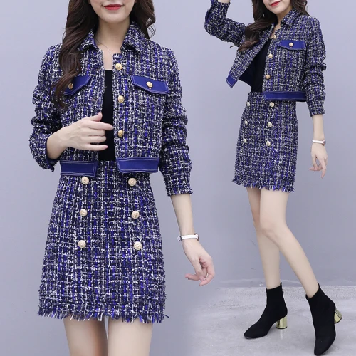 

Office Lady 2 Pcs Set Women Skirt Sets Two Piece Set Women's Suit Office Sets Ensemble Femme Deux Pieces Conjunto Feminino