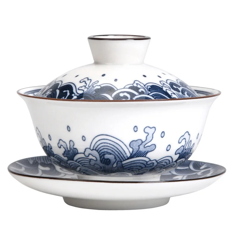 

Tea-Bowl Sopera-De-Ceramica Porcelain Jingdezhen White Hand Heat-Resistant