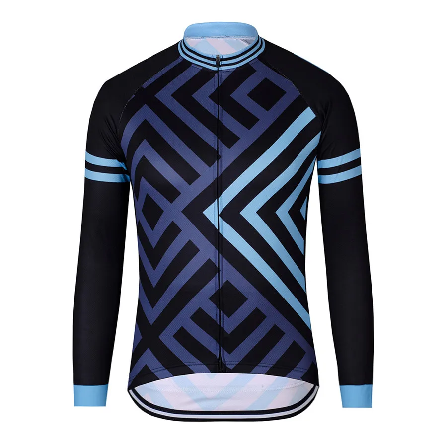 Высококачественная профессиональная велосипедная джерси с длинным рукавом