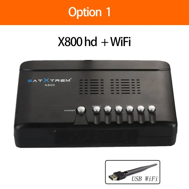 Satxtrem X800 HD 1080P DVB-S2 цифровой спутниковый ресивер тюнер DVB S2 сосуд с USB WiFi приемник Dollby AC3 Cam Испания - Цвет: X800 with wifi