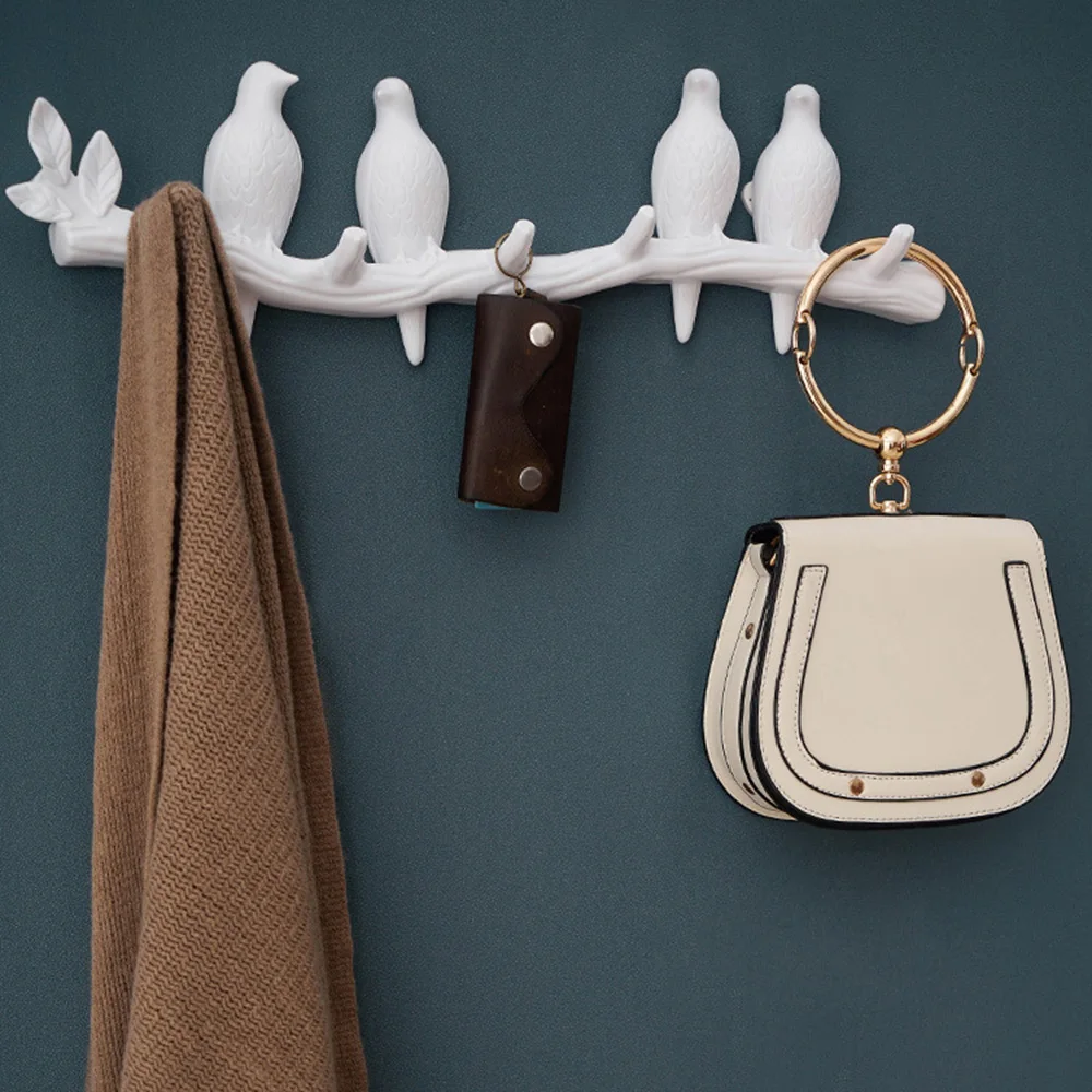 1 шт. настенные украшения домашние аксессуары вешалка для гостиной смола птица