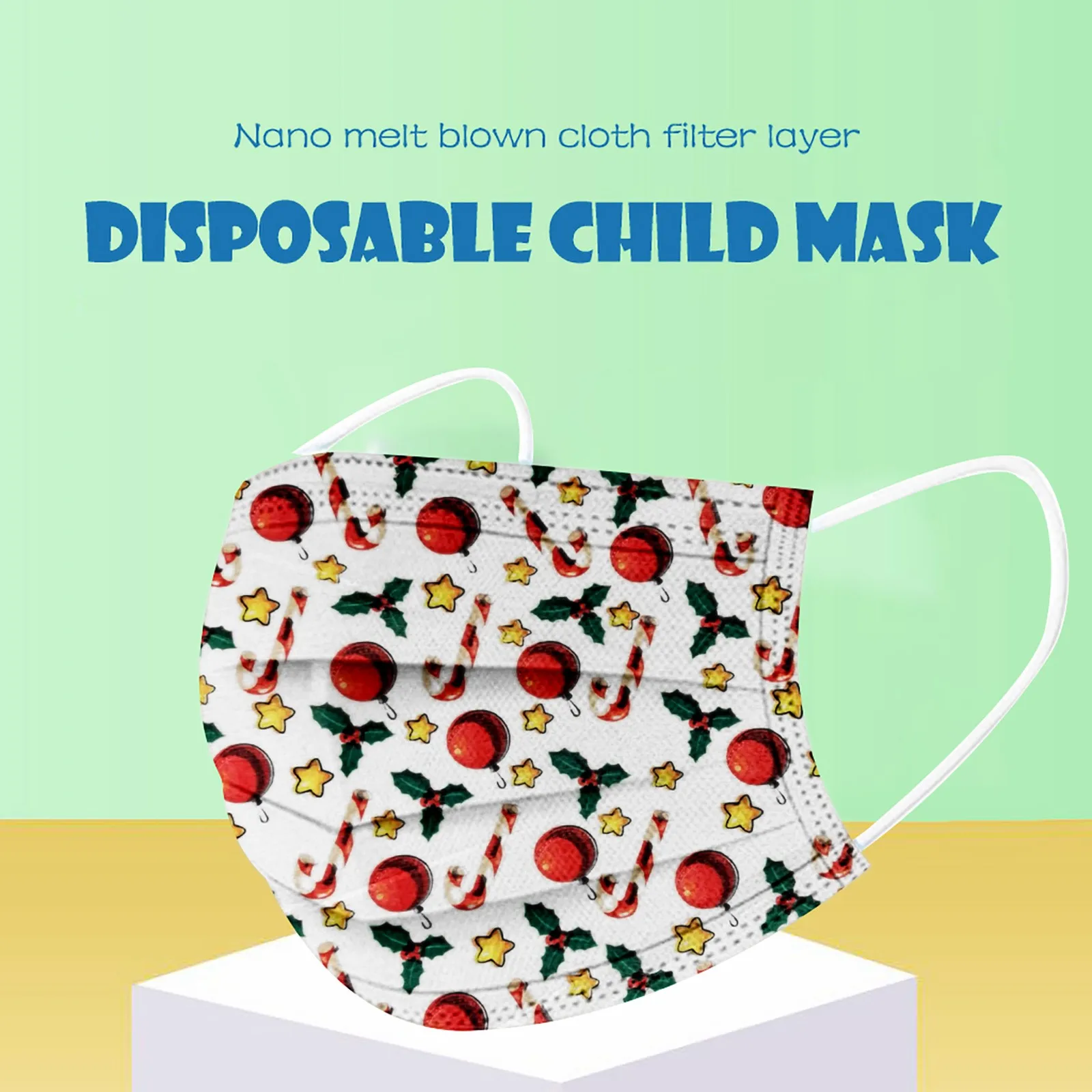 

50pcs Kids Children's Mouth Mask Disposable Mask Skin-friendly 3ply Ear Loop Mask Dustproof Protect Face Scarf Mascarilla d5