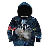 elephant baby is coming hoodies t shirt 3d printed kids sweatshirt jacket t shirts boy girl funny animal apparel 02