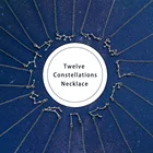 Ожерелье Дева Лев Gemini с 12 созвездиями стразы, символом, бумажной картой, элегантное женское ожерелье серебряного цвета, изысканная бижутерия, подвеска