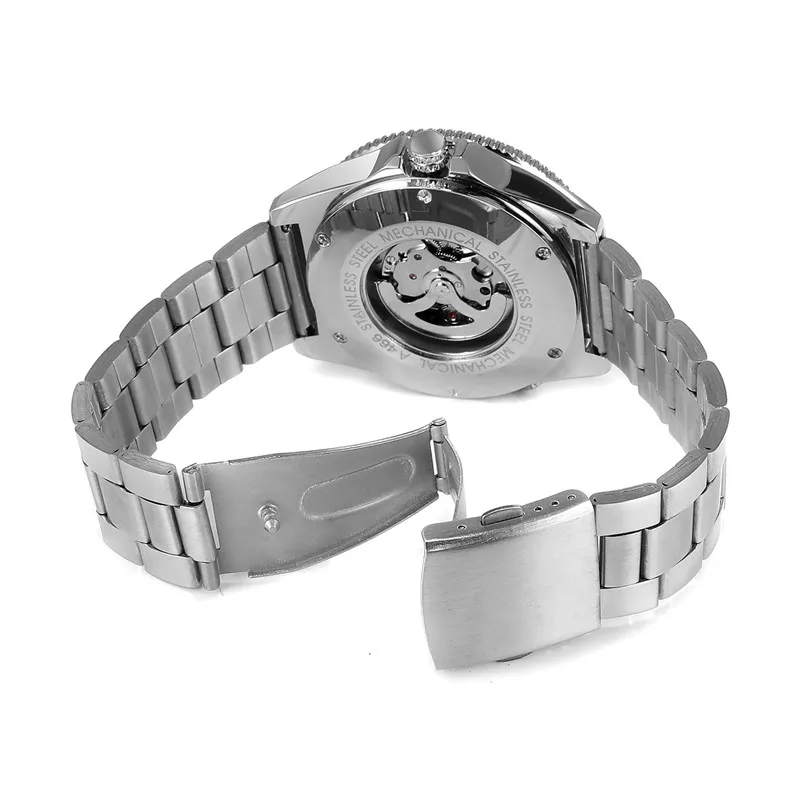 FORSINING Automatic Mechanical Men Wristwatch Military Sport Male Clock Top Brand Luxury Skull Skeleton Waterproof Man Watch 025 | Наручные