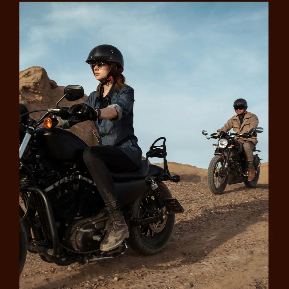 

AIS Motorcycle Helmet Summer Retro Riding Motocross Half Helmet Casco Moto Men Women Vintage Scooter Biker Motorbike Helmet
