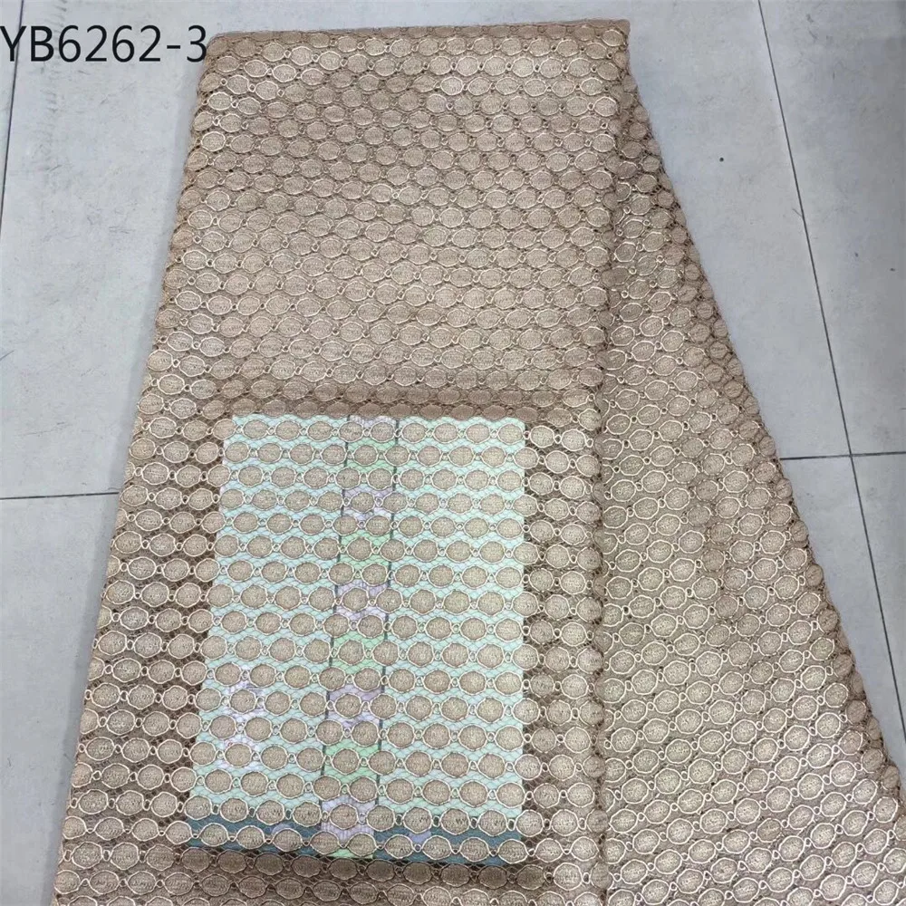 Африканская Нигерия модный стиль одежды украшение гипюр кружева Печать