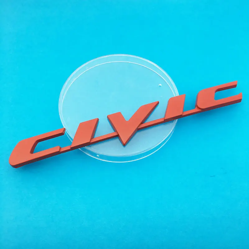 Металлические 3d-наклейки с логотипом Civic Эмблема багажника автомобиля задний