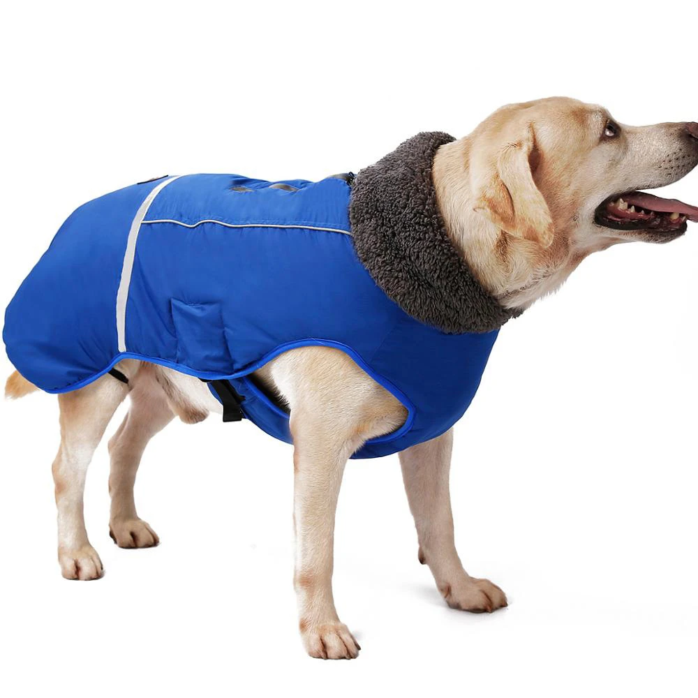 Dogs Pets Clothing Jacket Winter Waterproof Raincoat Soft Cotton Blanket Coat for Large and Small Dog Clothes Glowing Light |