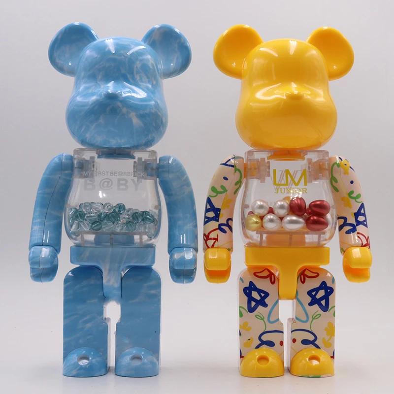 

11 дюймов 28 см 400% Be @ rbrick модная игрушка «сделай сам» золотое яйцо волны воды Qianqiu экшн-фигурка Коллекционная модель игрушка рождественские по...