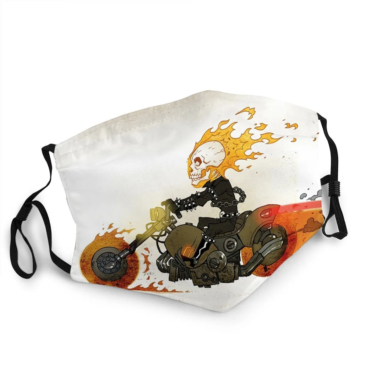 2020 маска с черепом на половину лица мотоциклетная фильтром моющаяся для