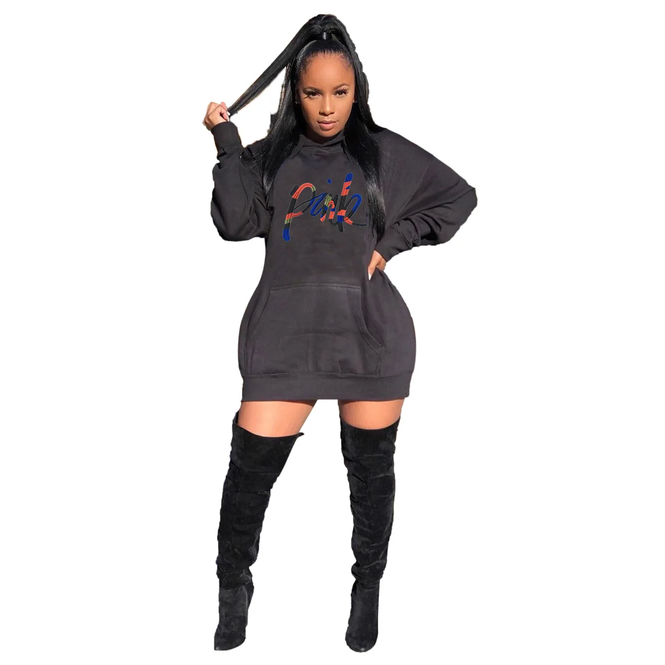 

Letter Pink 2022 Hot Sale New Design Style Women Casual Clothing Sweatwear Sweet Sexy Fashion Soft Good Fabric Cool Soft P1039