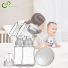 Электрический тихий молокоотсос, односторонний и двусторонний, ручной силиконовый, для грудного вскармливания, аксессуары DDJ