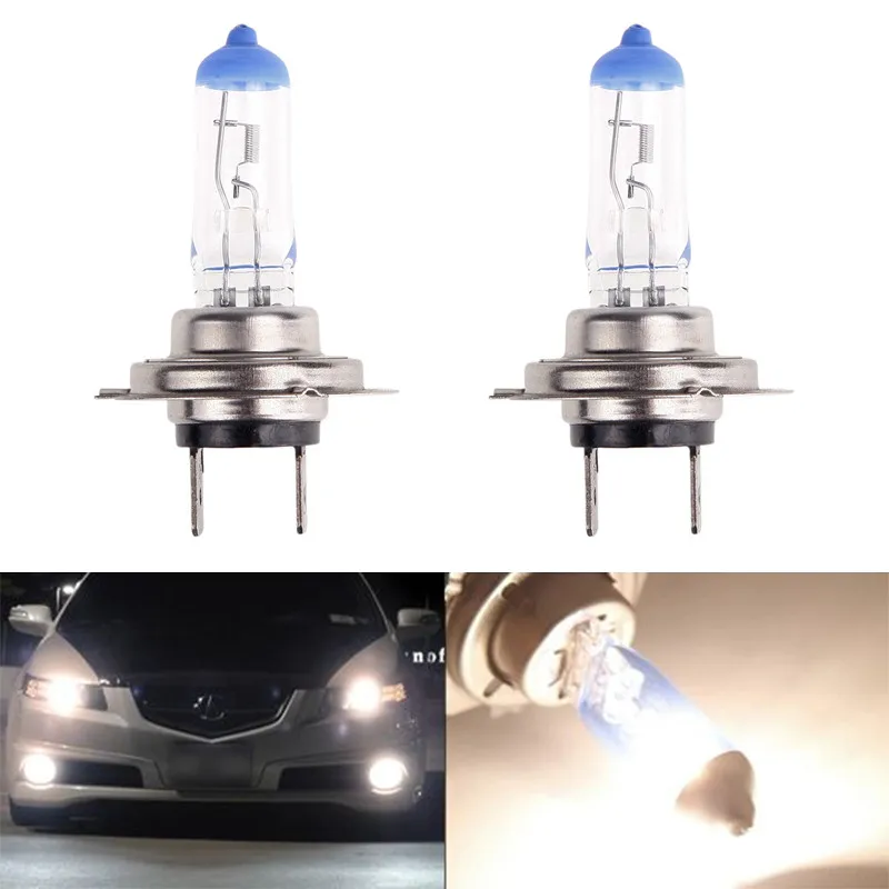 

2Pcs Super White High Quality Low Consumption Durable Secure H7 100W LED Halogen Car Driving Headlight Fog Light Bulbs 12V#74367