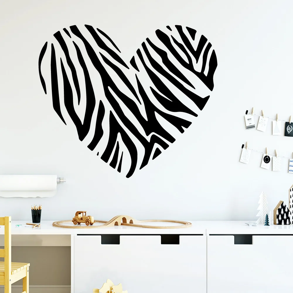 

Diy Heart tags Decorative Sticker Waterproof Home Decor For Kids Rooms Decoration Waterproof Wall Art Decal