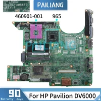 pailiang laptop motherboard for hp pavilion dv6000 mainboard 460901 001 da0at3mb8f0 965 ddr2 tesed