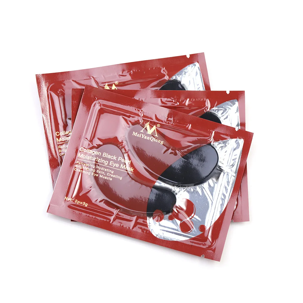 Корейский лучший для черного жемчуга коллаген гелиевая маска глаз патчи