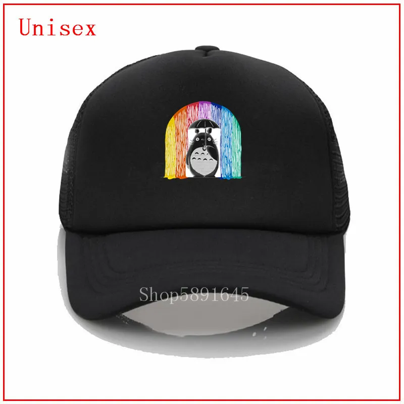 Мой красочный сосед Тоторо Радуга шаблон папа шляпы козырек для женщин