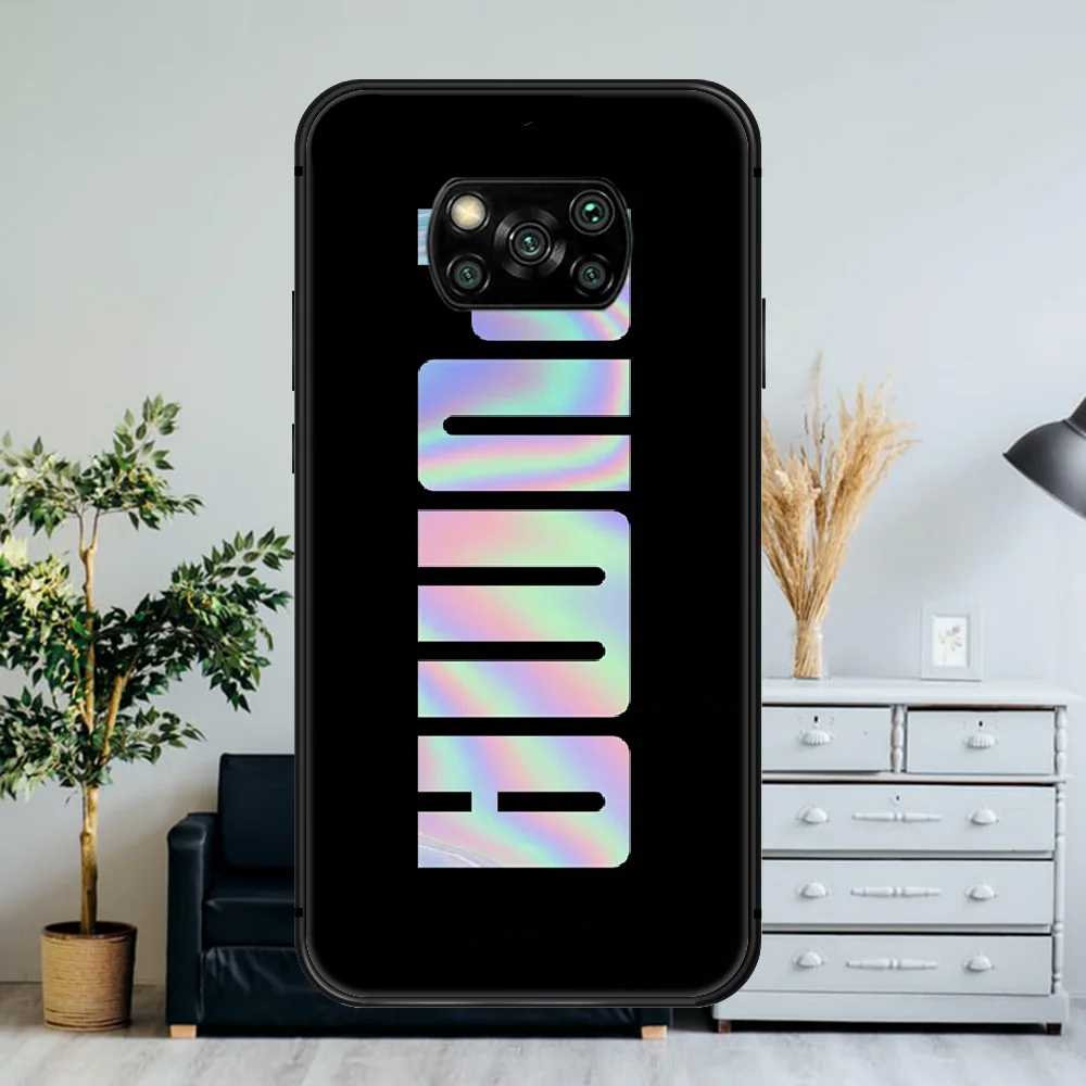 

Germany Sports Luxury brand PUMA Phone Case For Xiaomi Mi Note 10 A3 9 MAX 3 A2 8 9 Lite Pro Ultra black Hoesjes Trend Shell