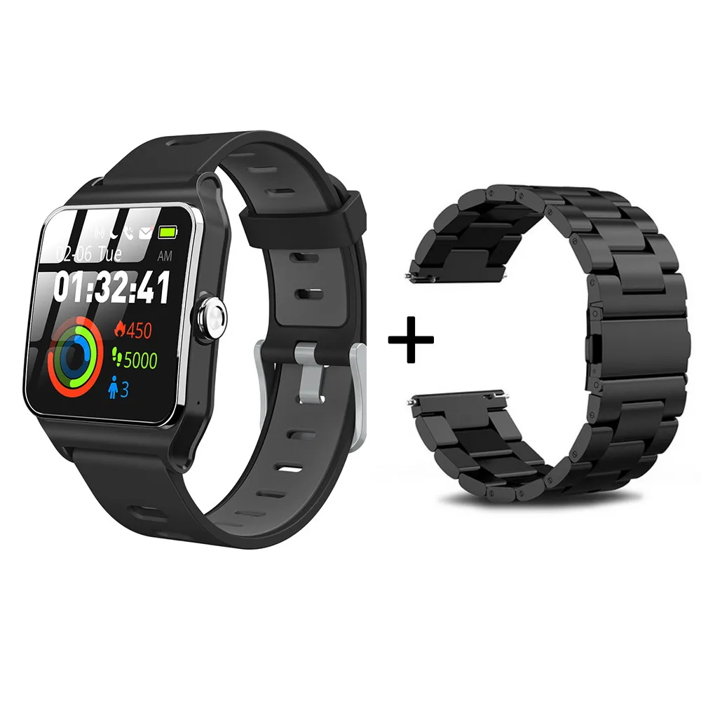 Гарантия 1 год BR3 gps 17 видов спорта Smart Band Bluetooth ч Strava браслет IP68 Водонепроницаемый Фитнес трекер Для мужчин часы - Цвет: Black and Black1