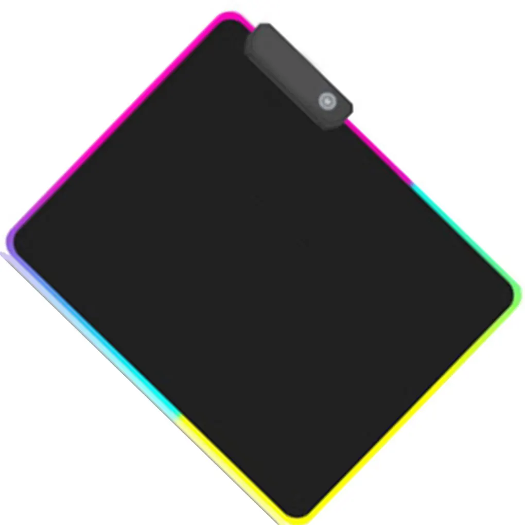Mouse Pad LED RGB Light 8 Lighting Modes Glowing Mat Non-slip Rubber Bottom Cloth Keyboard | Компьютеры и офис