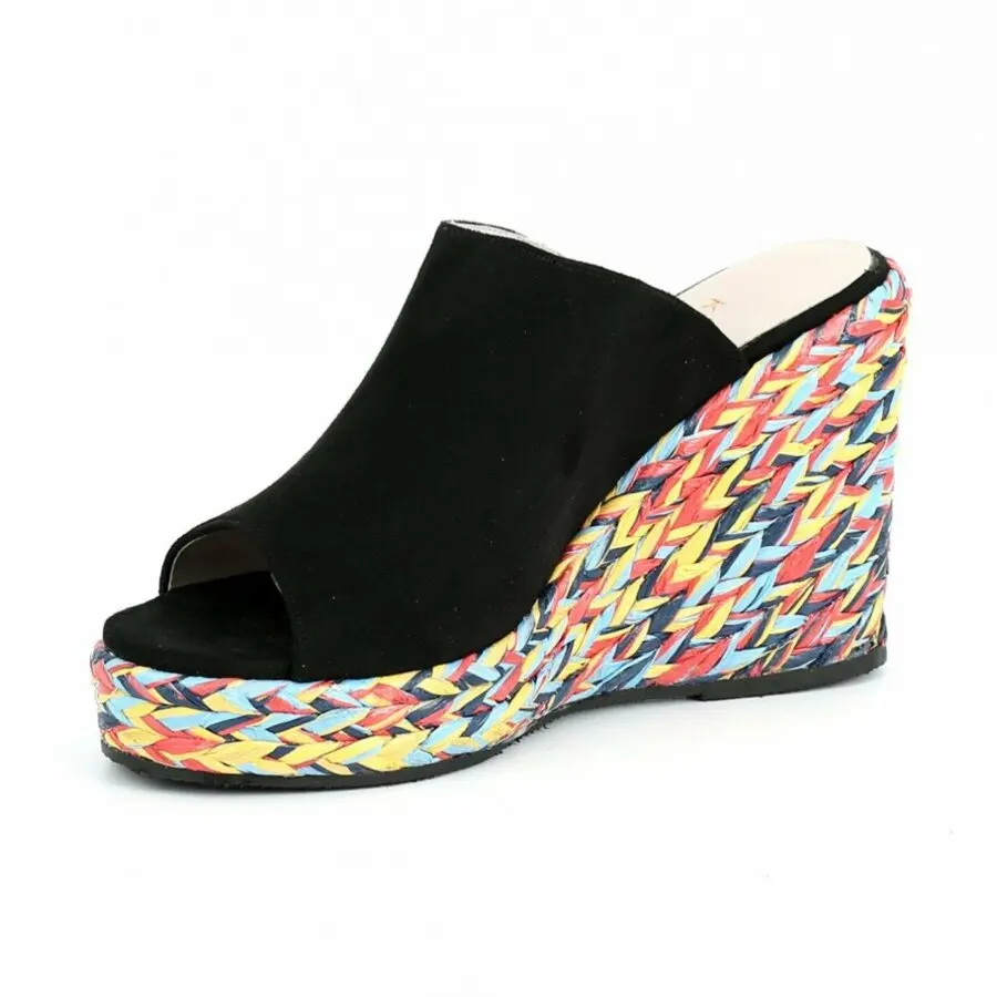 

Vital Arman Women'S Colorful Wedge Heeled Slippers